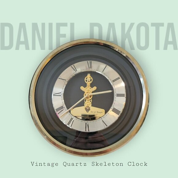 Vintage Daniel Dakota Skeleton Clock - Picture 1 of 8